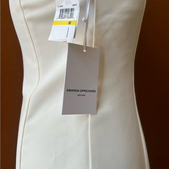 Amanda Uprichard White “Colada” Sleeveless Sheath Dress Medium New With Tags! - Picture 7 of 8